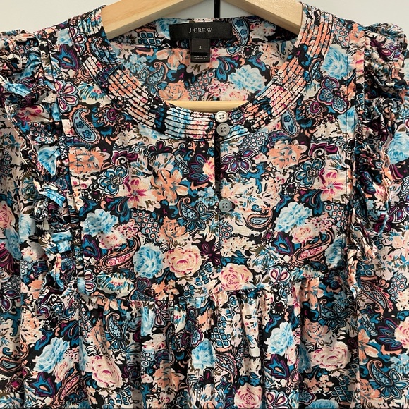 J. Crew liberty floral blouse, size S - Picture 2 of 4